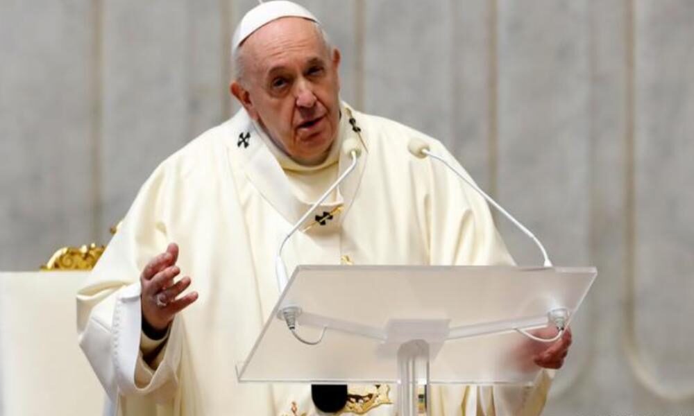 El Papa Francisco está a favor de un nuevo orden mundial