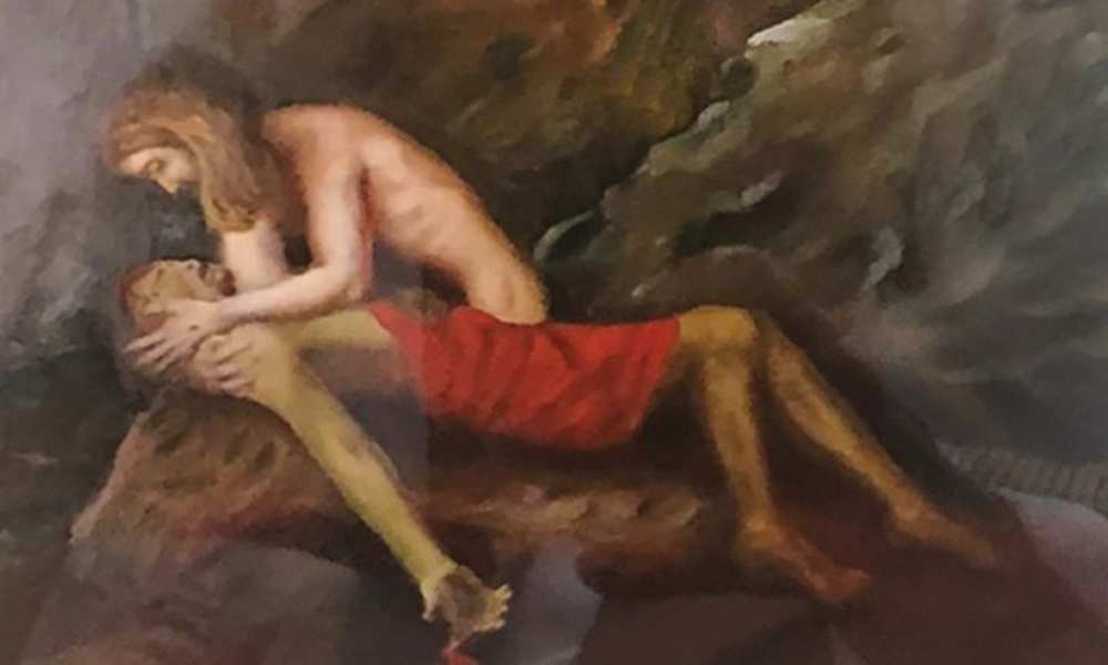 Papa Francisco cuelga pintura de Jesús desnudo acariciando a Judas