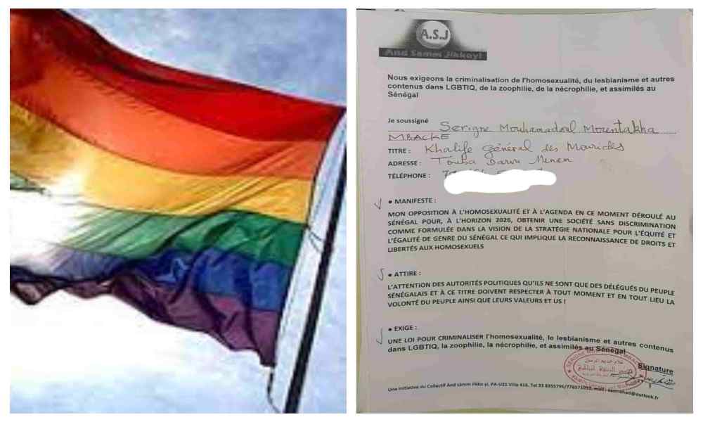 Senegal: firman petición para criminalizar la homosexualidad