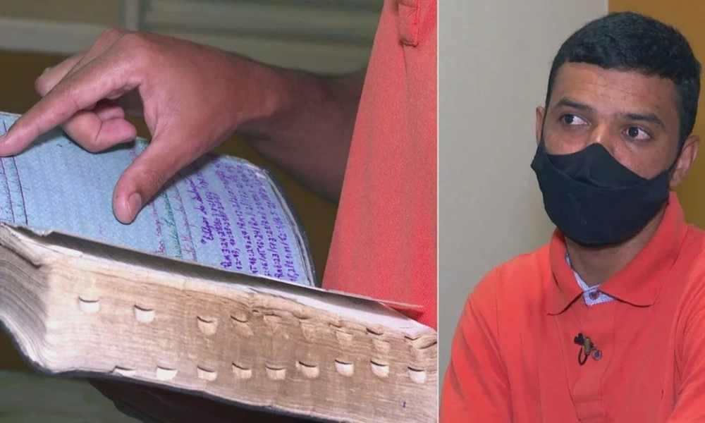 Inocente detenido en la cárcel escribió en su Biblia los horrores que vivió