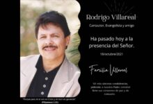 Muere cantante cristiano Rodrigo Villarreal por complicaciones de Covid-19