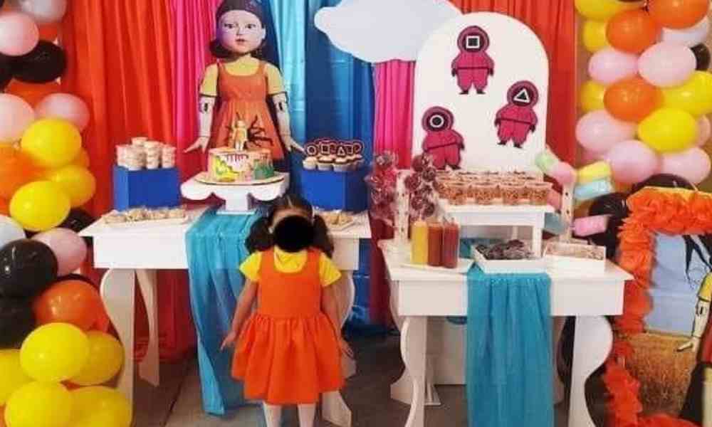 Usuarios rechazan fiesta infantil decorada del “Juego del calamar”