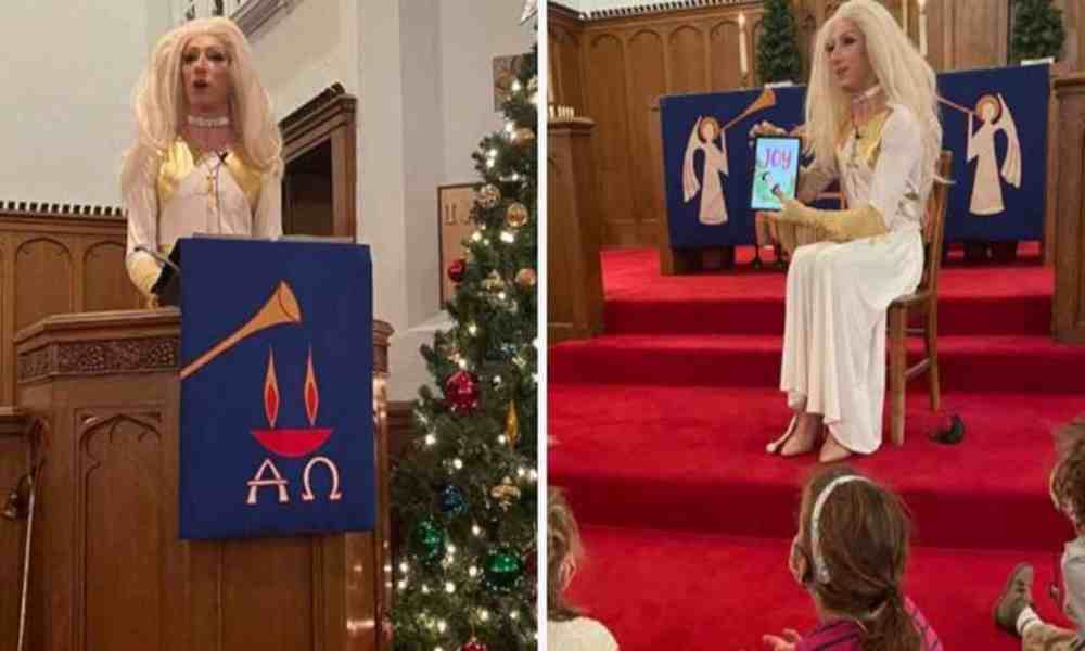 Pastor se viste de drag queen para predicar a los niños