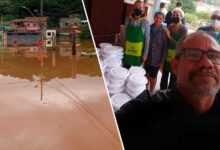 Pastor abre iglesia para indigentes durante inundaciones en Brasil