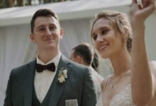 Pareja de ucranianos se casan en medio de la guerra 