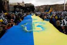 En distintas partes del mundo marchan por la paz en Ucrania