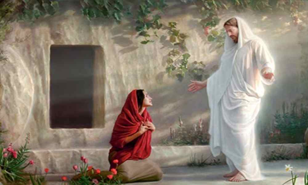 Momento de la resurrección de Cristo, momento recordado en la Pascua