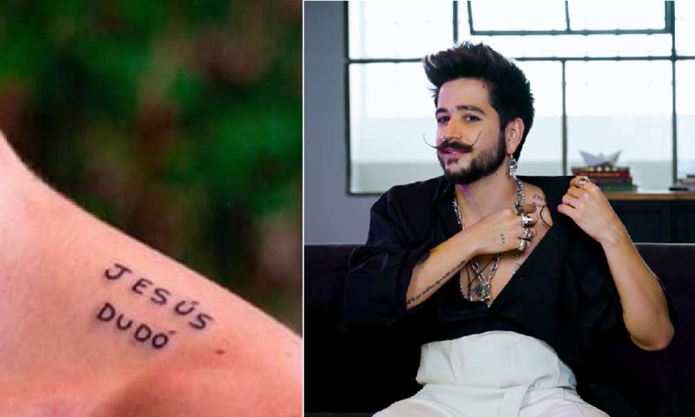 Critican a Camilo Echeverry por tatuaje anti bíblico: «Jesús dudó»