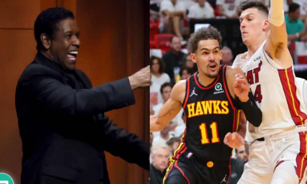 Denzel Washington ofrece palabras de fe y sabiduría a jugadores del Miami Heat