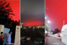 ¿Señales en los cielos? Cielos rojos en China y ‘luna de sangre’