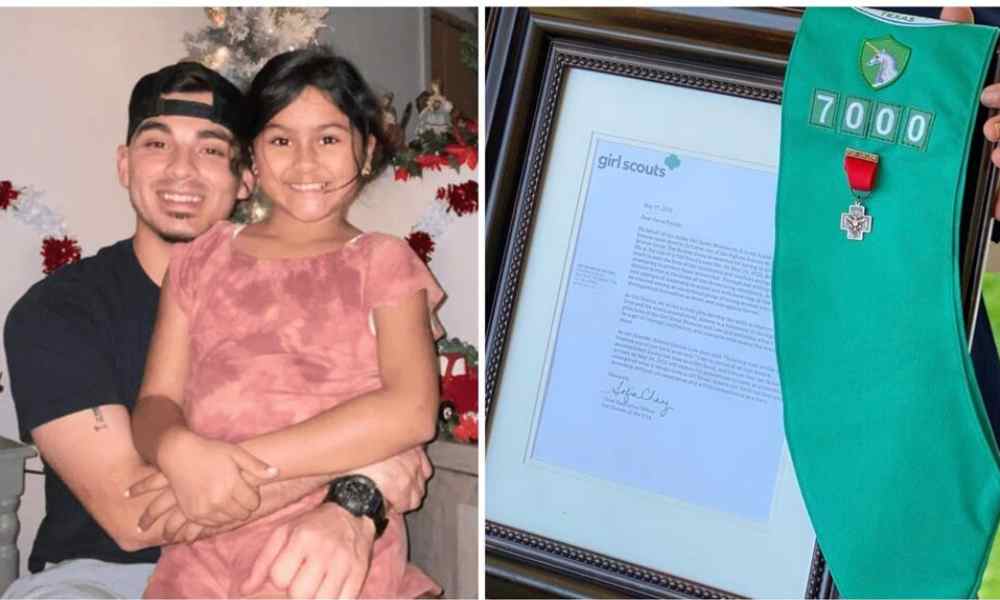 Girl Scouts homenajea a niña que llamó al 911 antes de morir en tiroteo
