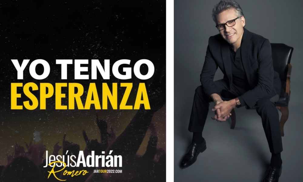 Jesús Adrián Romero regresa a Colombia con su “Tour de la esperanza” 