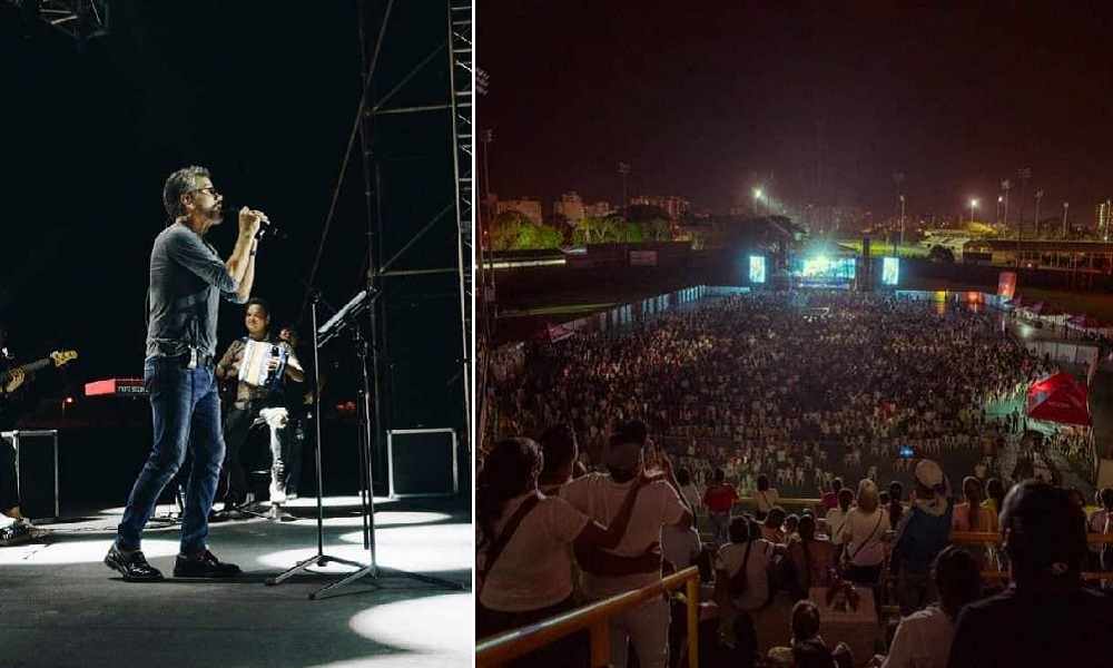 Miles adoran a Dios en concierto de Jesús Adrián Romero en Montería