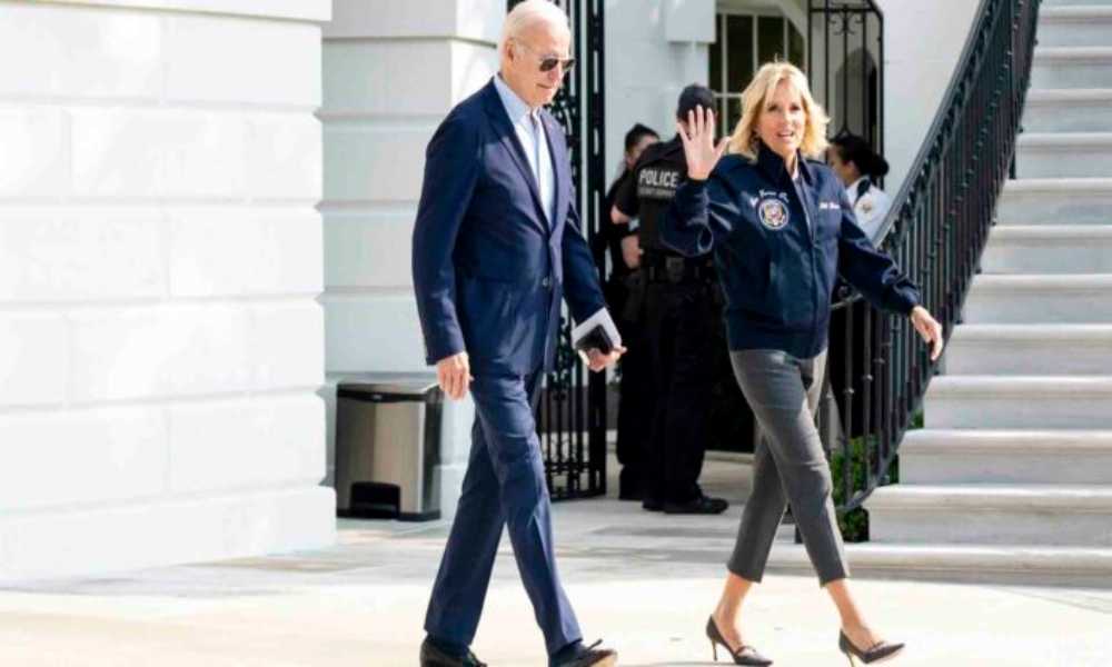 Joe Biden aterriza en Londres para asistir al funeral de Isabel II