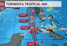 Tormenta tropical Ian podría azotar Florida como gran huracán