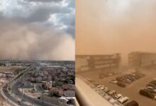 Fuerte tormenta de arena cubre Mexicali y provoca destrozos