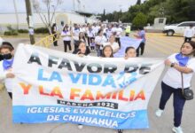 Grupos religiosos marchan en contra del aborto en México