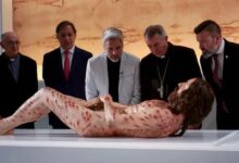 Muestran en España cuerpo “hiperrealista” de Cristo crucificado sacado del Sudario de Turín