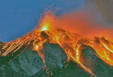Volcán más grande del mundo hace erupción después de 40 años