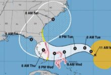 Nicole es oficialmente tormenta tropical, con aviso de huracán
