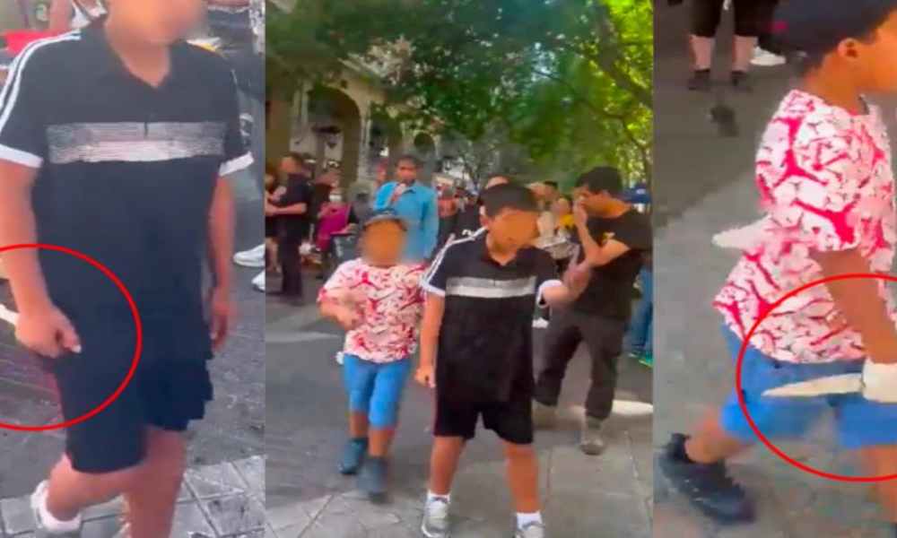 Niños «endemoniados» agreden con cuchillo en las calles de Chile