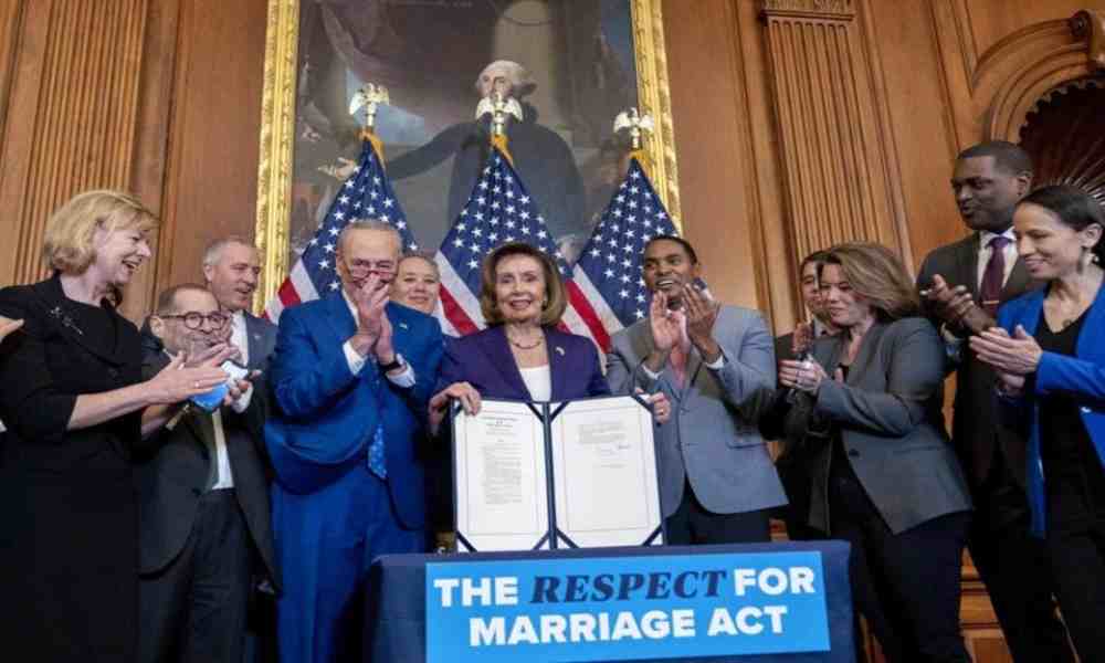Cámara de Representantes de EE.UU. aprueba ley que blinda el matrimonio gay