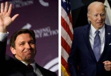 Informe: Ron DeSantis supera en intención de votos a Joe Biden