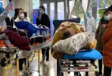 Hospitales en Shanghái desbordados por pacientes con Covid-19