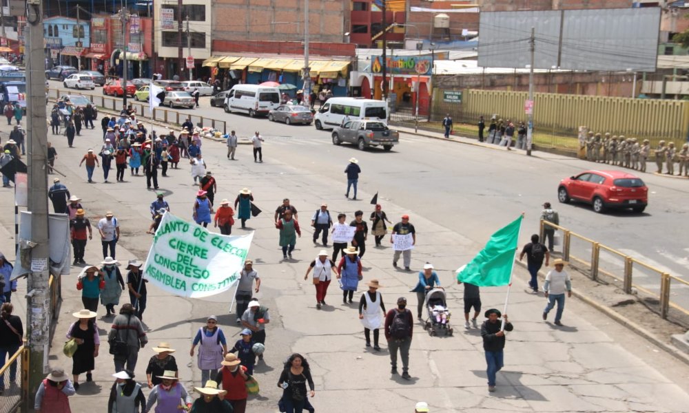 Continúan las protestas en Perú en contra del Gobierno de Dina Boluarte