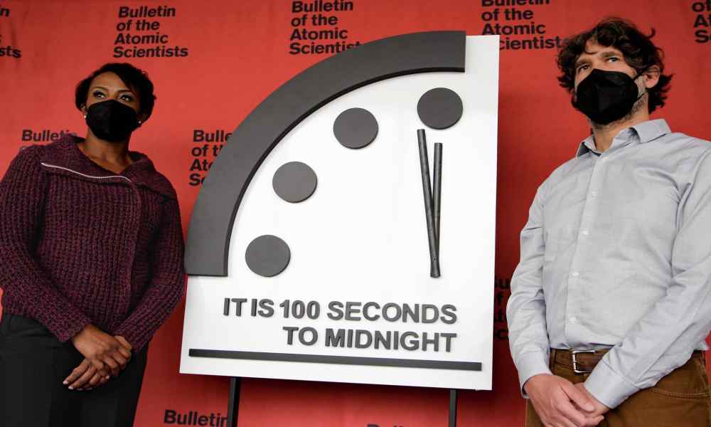 «Reloj del Apocalipsis” marca 100 segundos para el fin del mundo