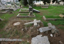 Hombres judíos destrozaron tumbas cristianas de histórico cementerio de Jerusalén