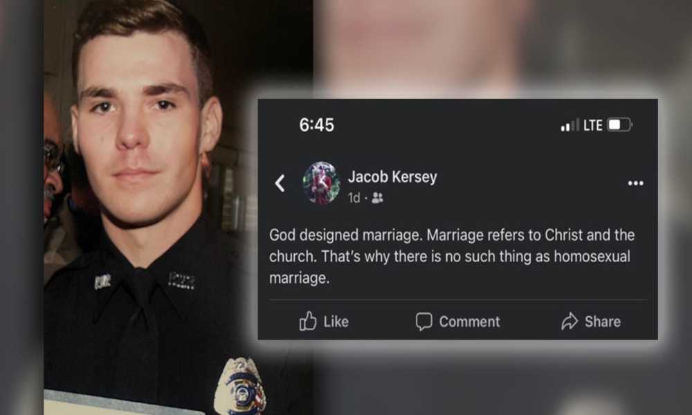 Suspenden a policía por comentar a favor del matrimonio cristiano