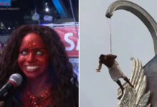 Carnaval muestra a Eva diabólica y a Jesús ahorcado en Río de Janeiro