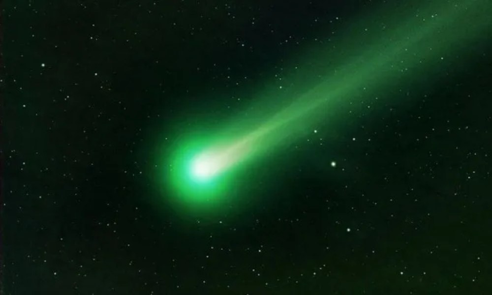 Así se vio el cometa verde que pasó por la Tierra