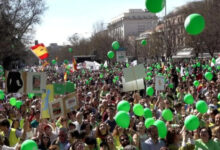23.000 personas marchan en Madrid en defensa de la vida