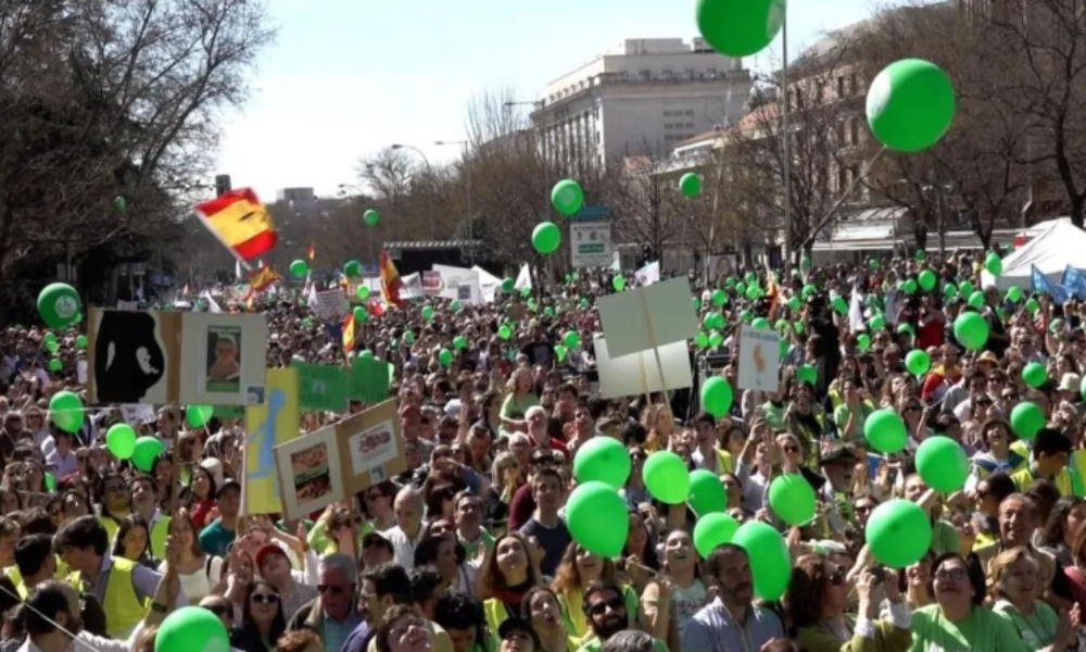 23.000 personas marchan en Madrid en defensa de la vida