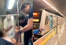 Expulsan a mujer del metro tras reaccionar contra pareja gay