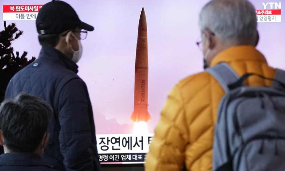 Lanzan misil balístico intercontinental antes de cumbre Corea del Sur-Japón