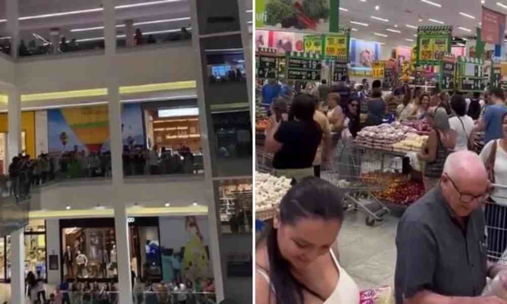 Supermercado y centro comercial son tomados para adoración