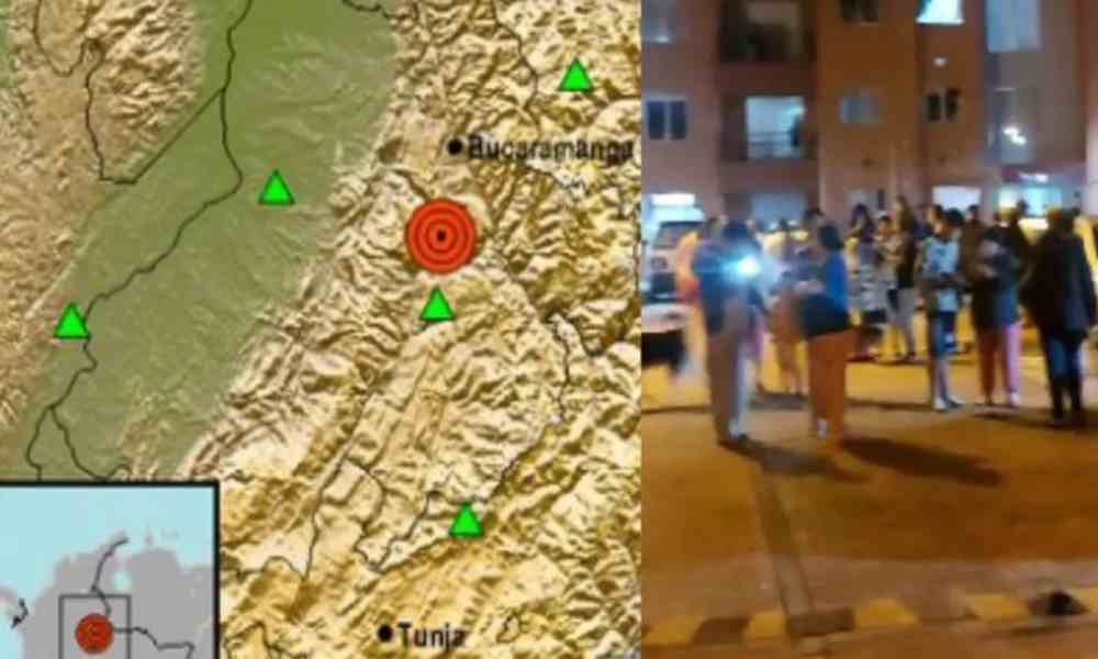 Fuerte temblor sacudió a Colombia en la madrugada