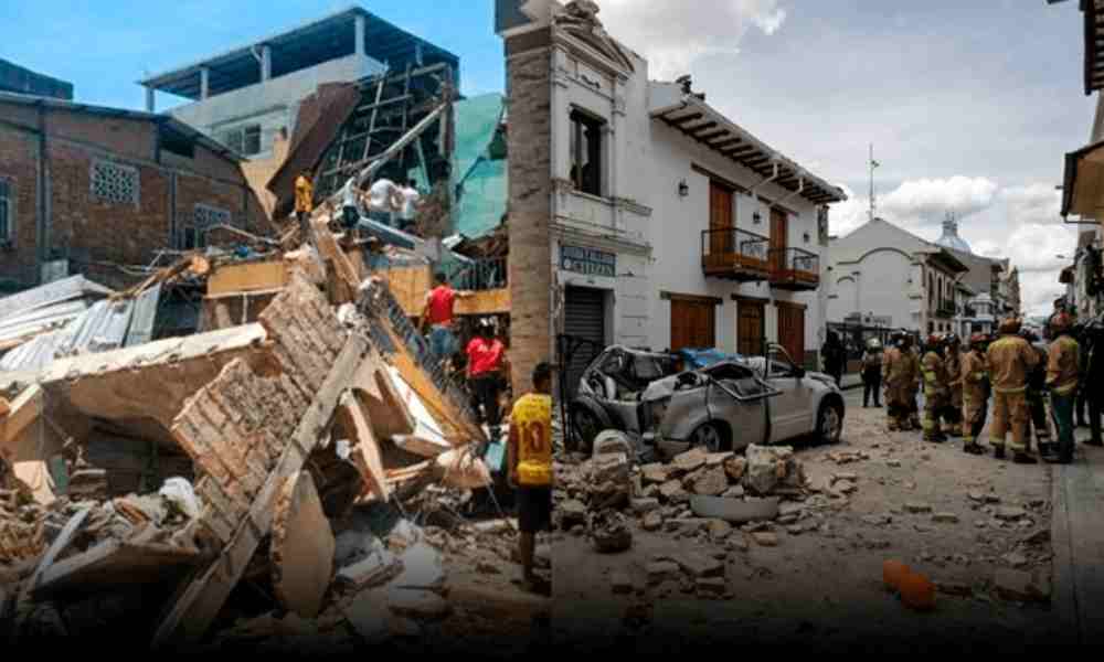 Sismo en Ecuador deja al menos 14 fallecidos y 446 heridos