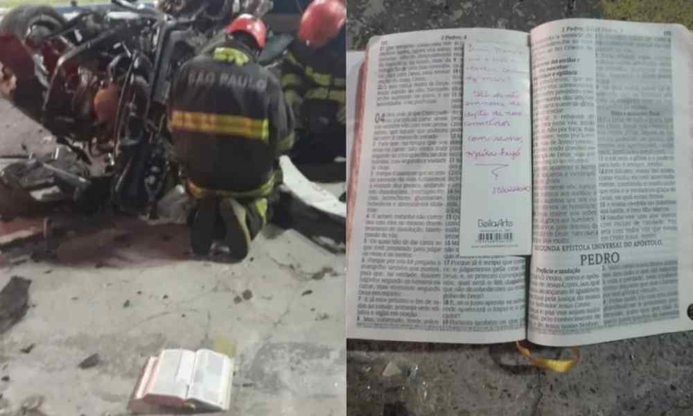 Hallan Biblia junto a un conductor que sobrevivió a un gravísimo accidente