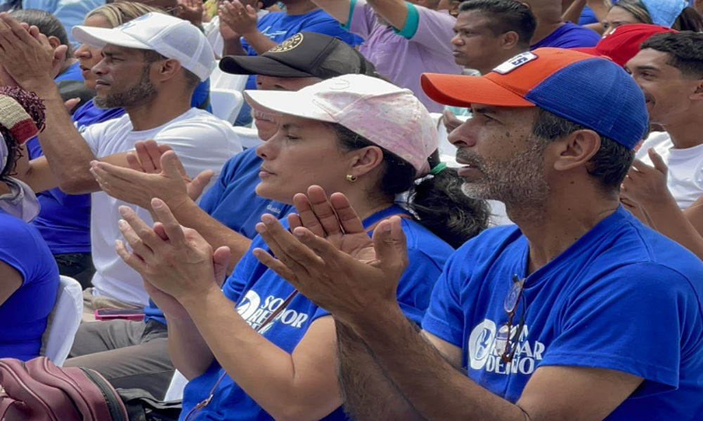 Comunidad evangélica celebró el gran concierto Sábado de Gloria en Caracas