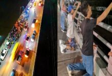 Cristianos en Filipinas oran en puente donde ocurren suicidios