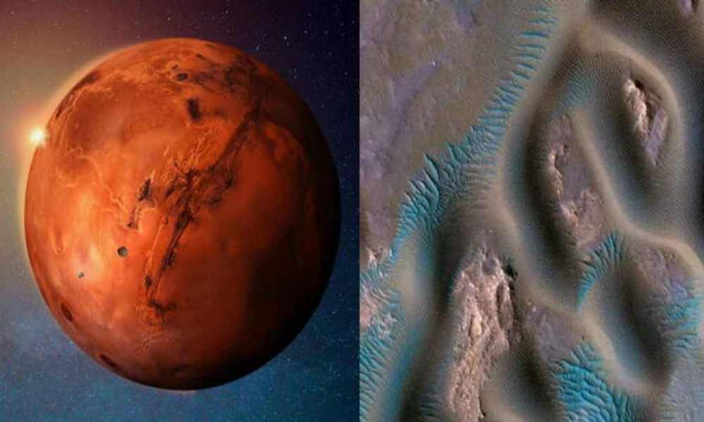 Marte revela su verdadero rostro, nuevas imágenes muestran tonos azules