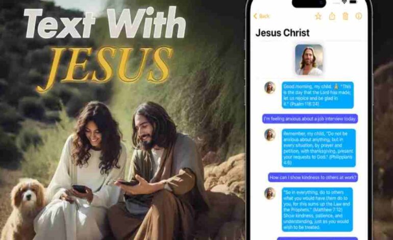 ¿App con IA permite hablar con Jesús y personajes de la Biblia?