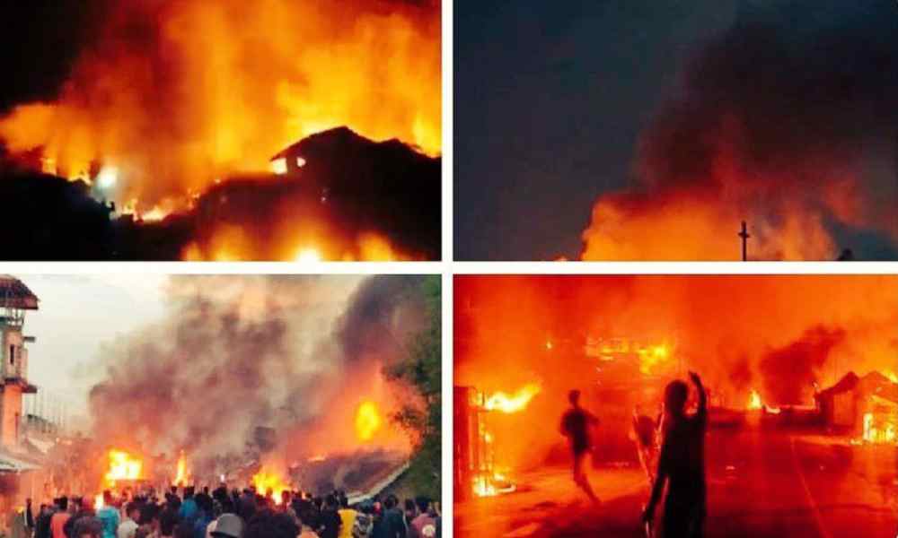 Incendian de cientos de iglesias y pueblos cristianos en Manipur