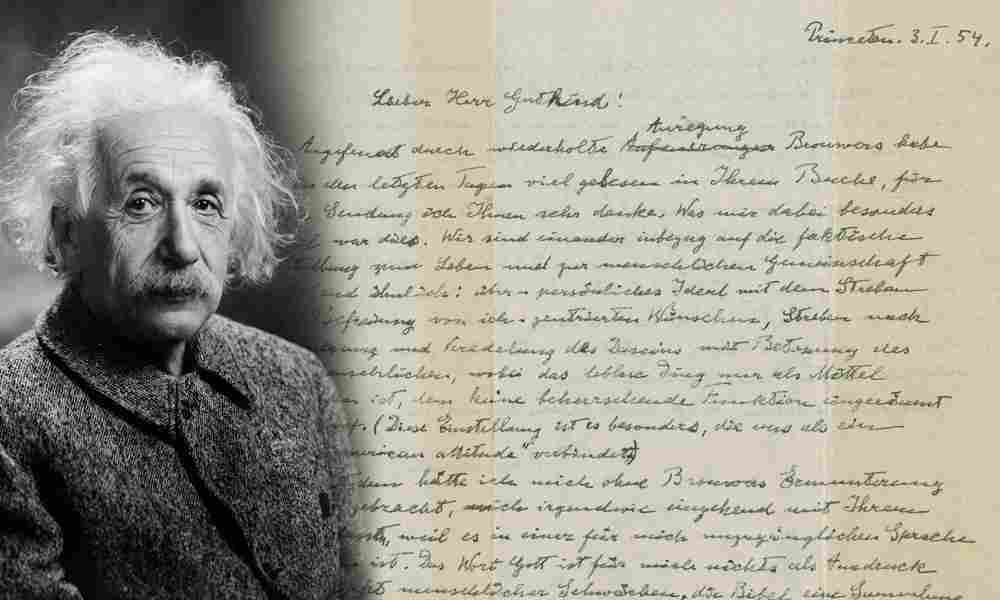 Rara carta de Einstein refuta la historia bíblica de la creación