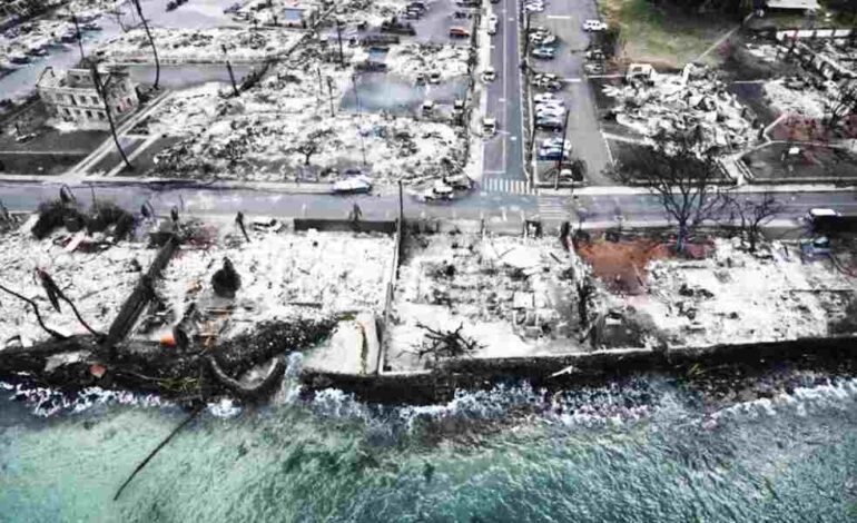 55 personas mueren tras históricos incendios forestales en Maui