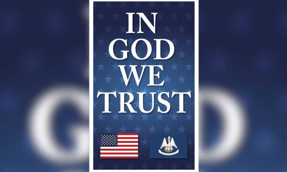 Ley: «En Dios confiamos» en todas las escuelas de Luisiana